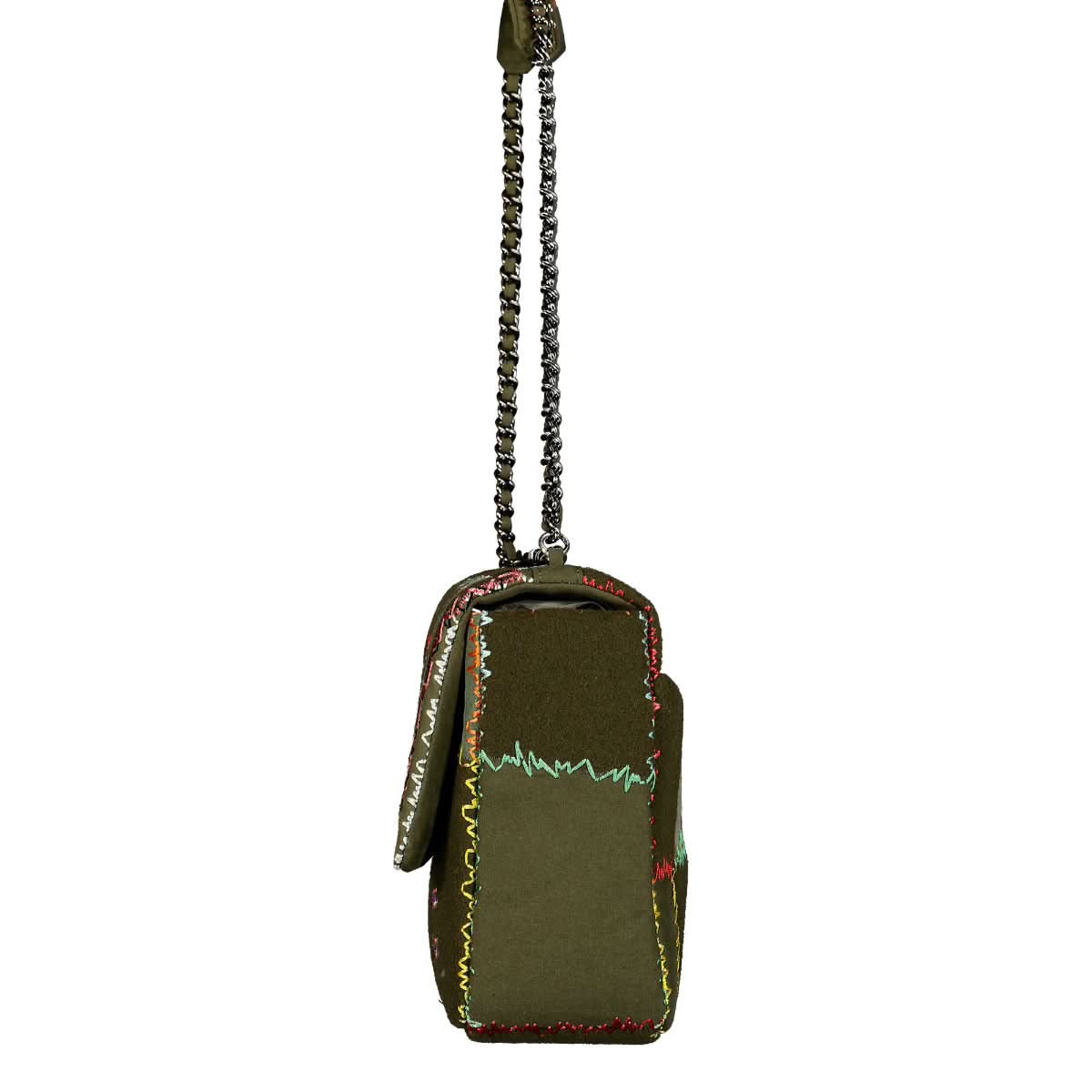Patchwork Big Chain Bag - Image 3