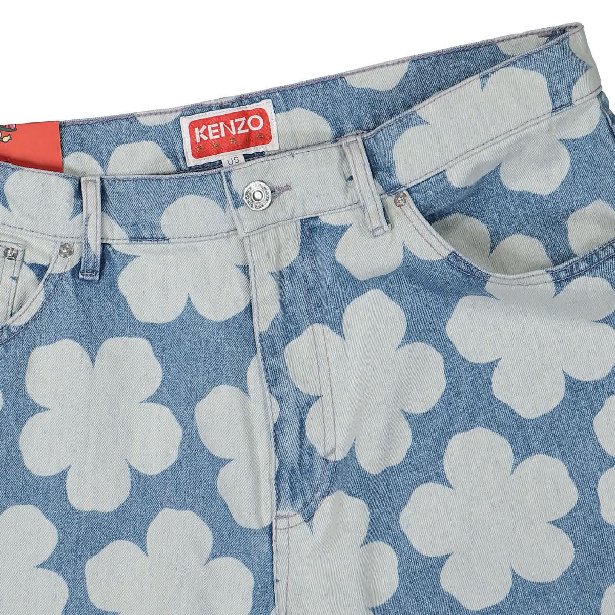 Printed Loose Fit Jeans - Image 5