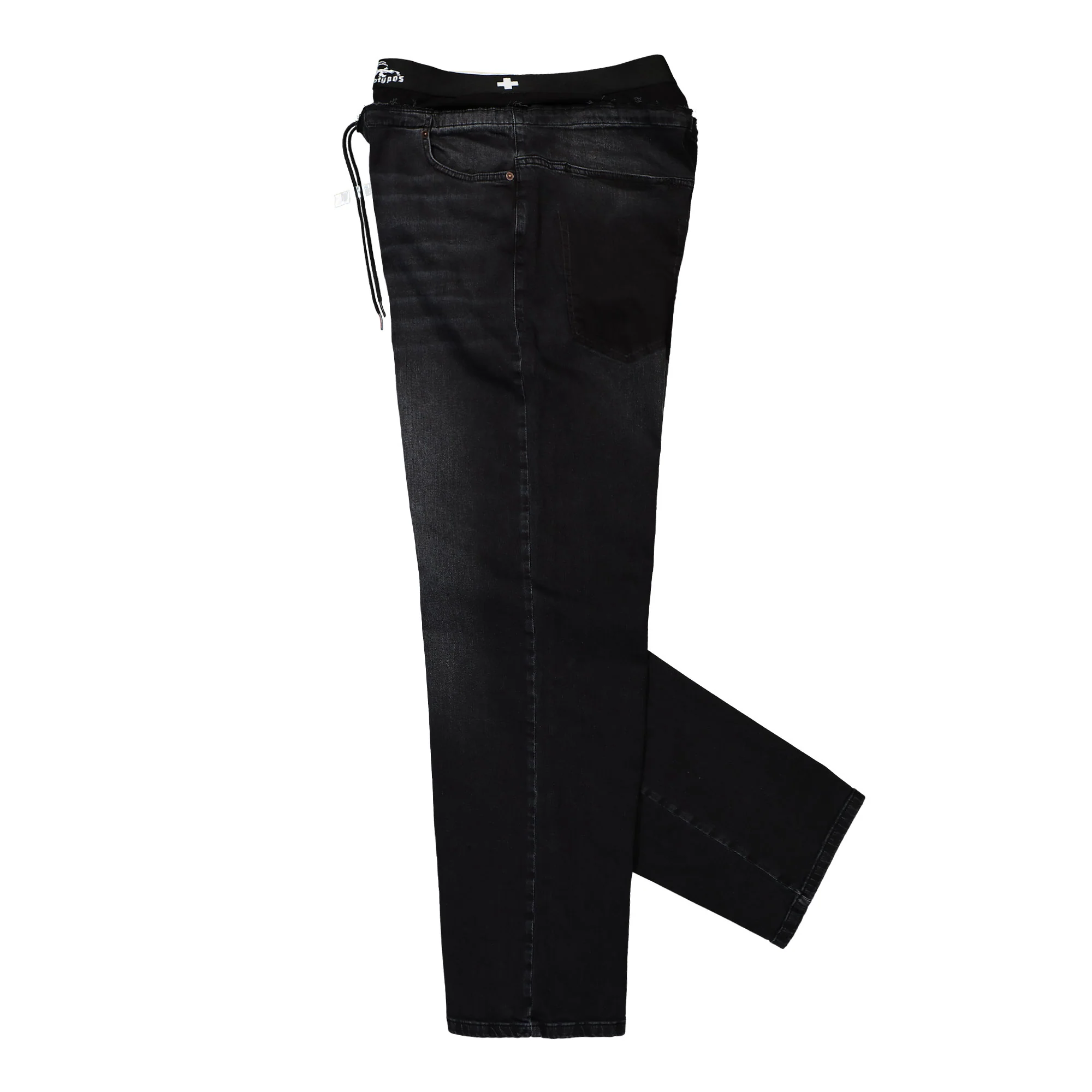 Waistband Denim Jeans - Image 3