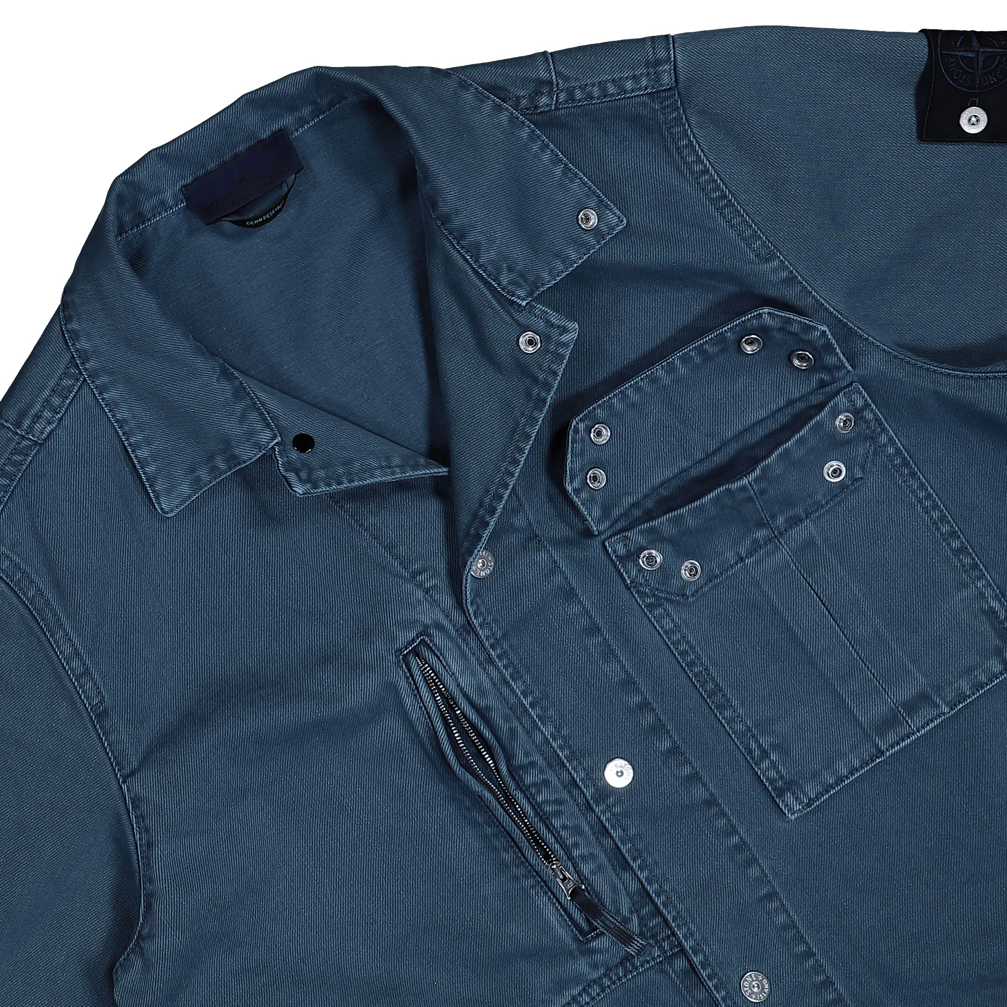 Light Bull Denim Indigo TC Shirt - Image 3