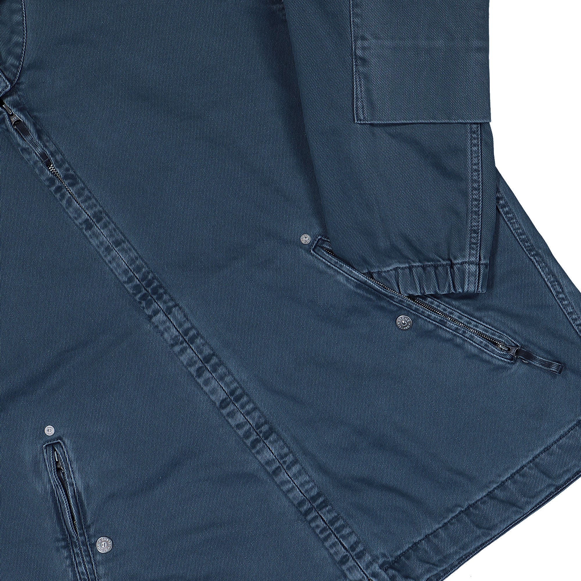 Light Bull Denim Indigo-TC Short Parka - Image 4