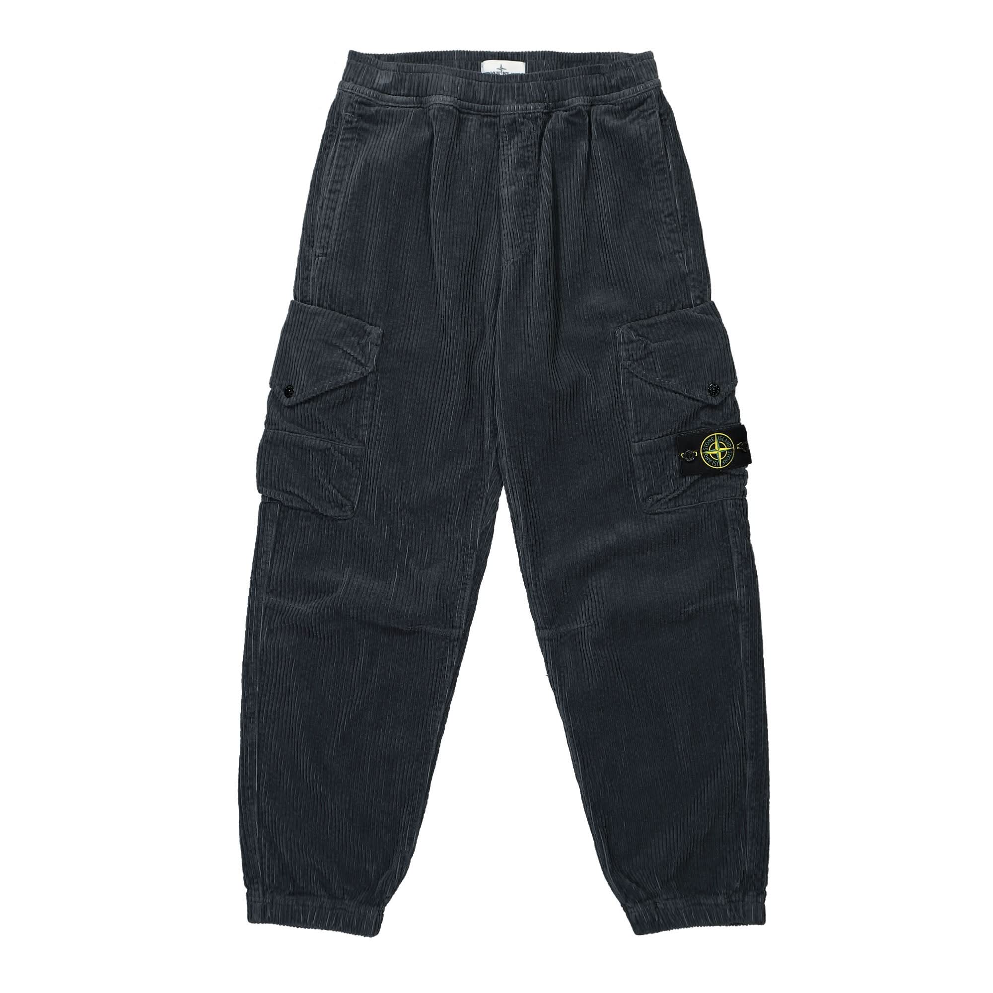 Loose-Fit Corduroy Pants