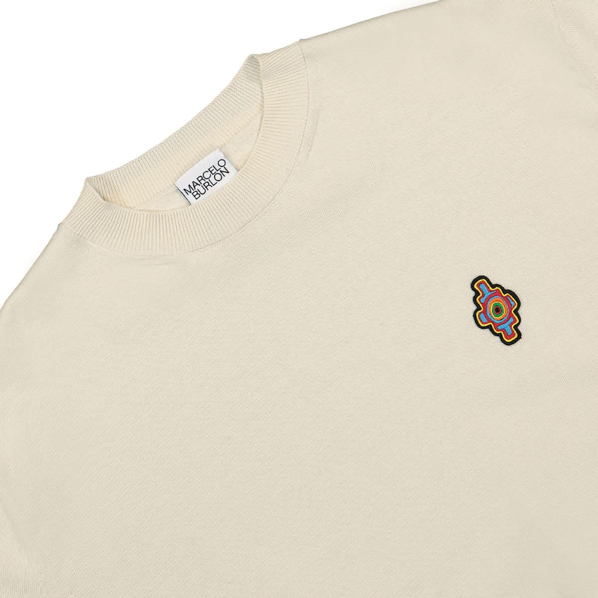 Sunset Cross Knit Basic Crew - Image 3