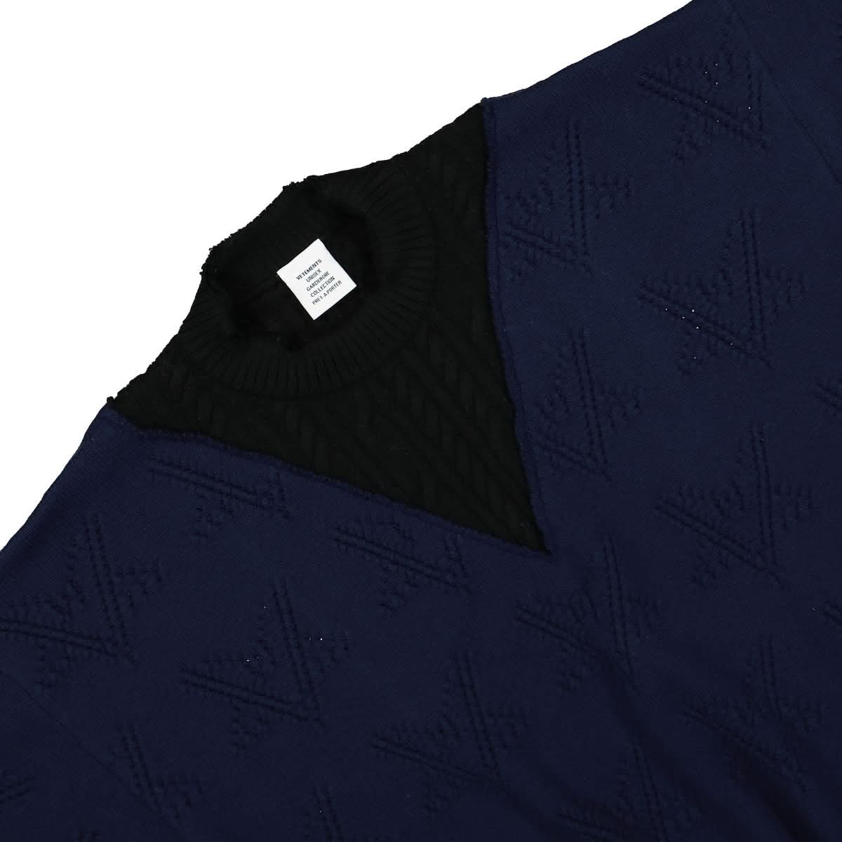 V-Cut Panel Sweater - Image 3