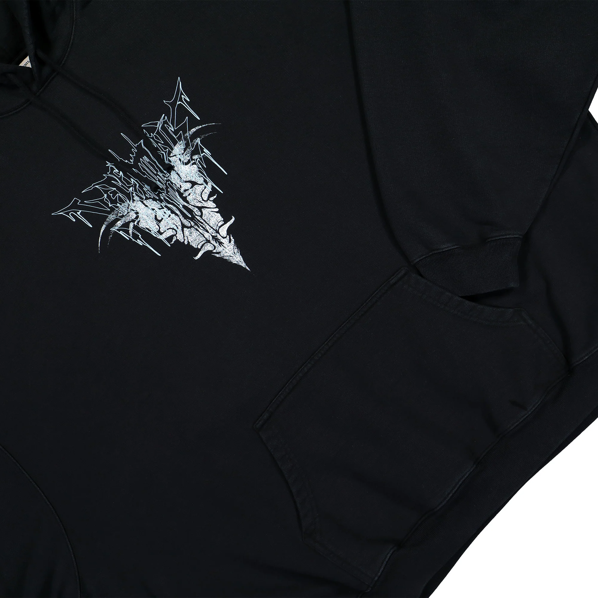 Bone V Oversized Hoodie - Image 4
