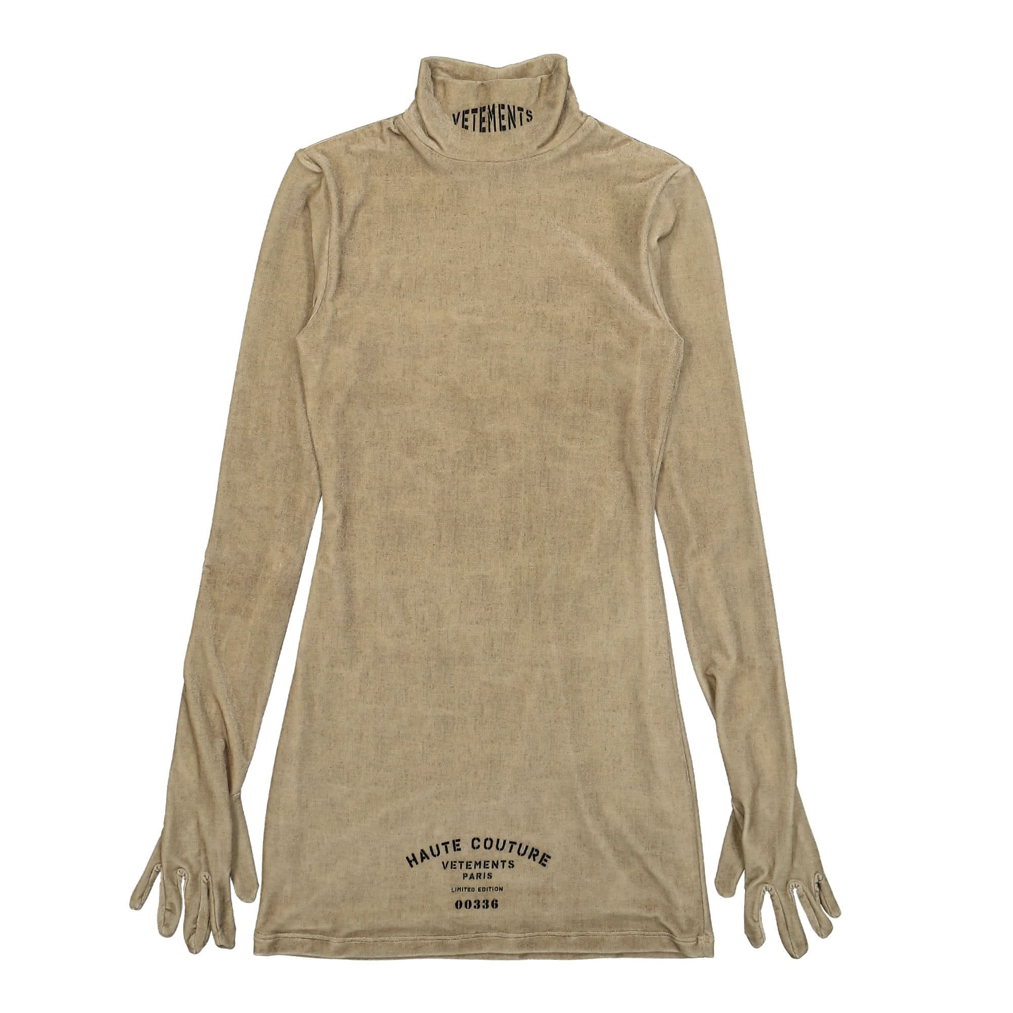 Couture Styling Dress With Gloves