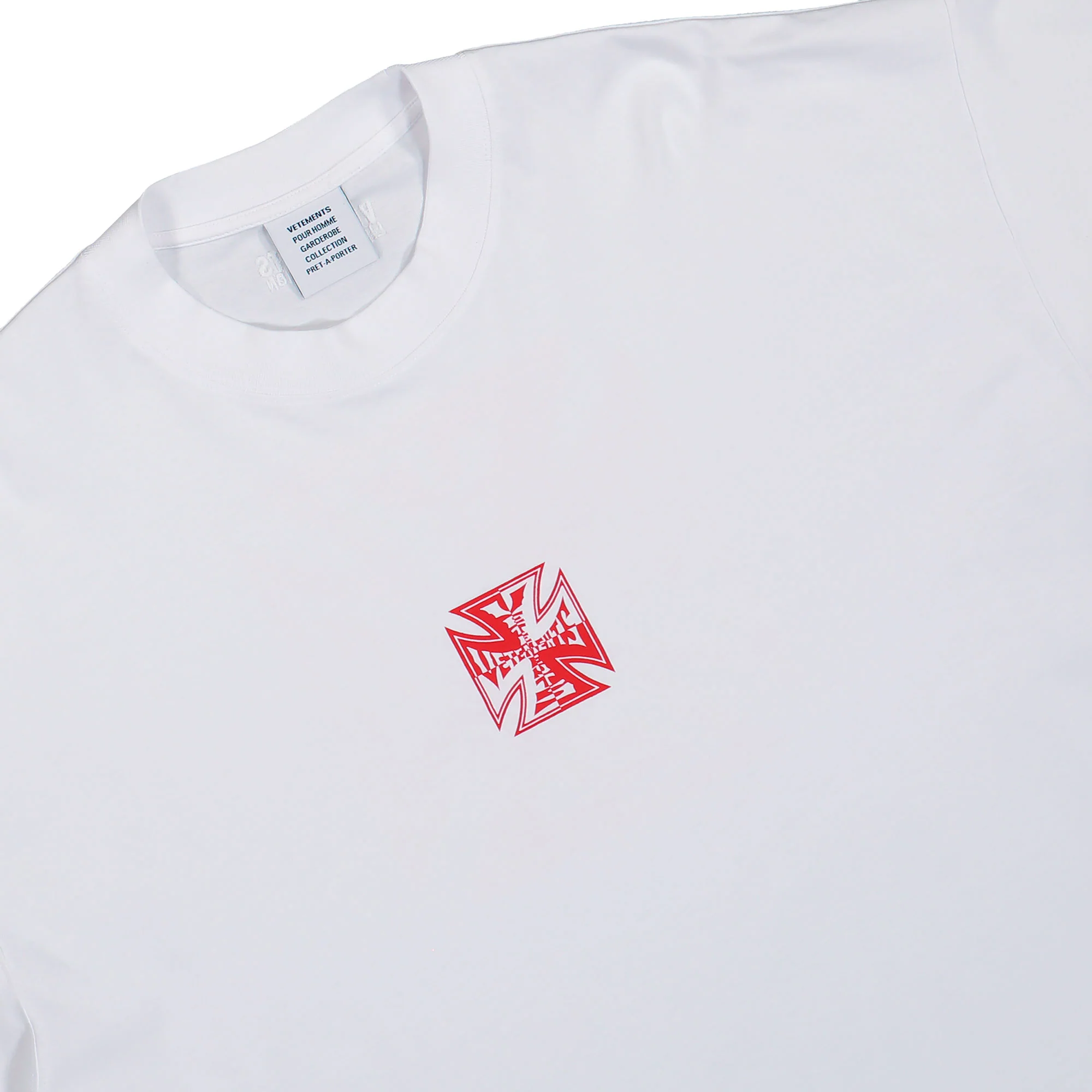 Double Biker Cross Logo T-Shirt - Image 3