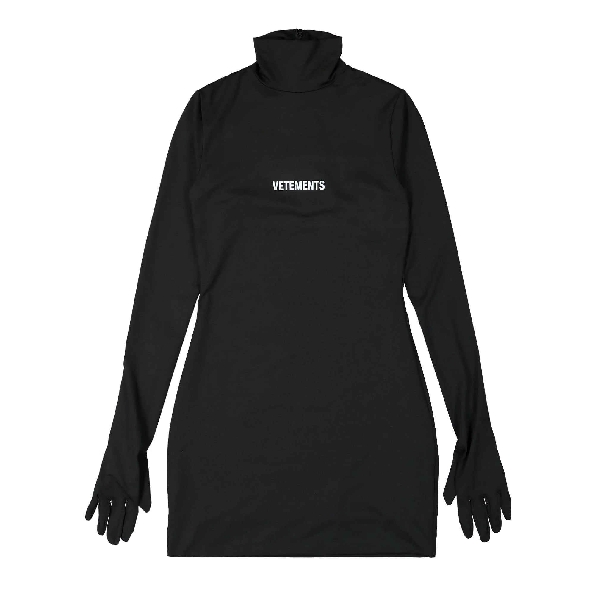 Logo Styling Dress With Gloves