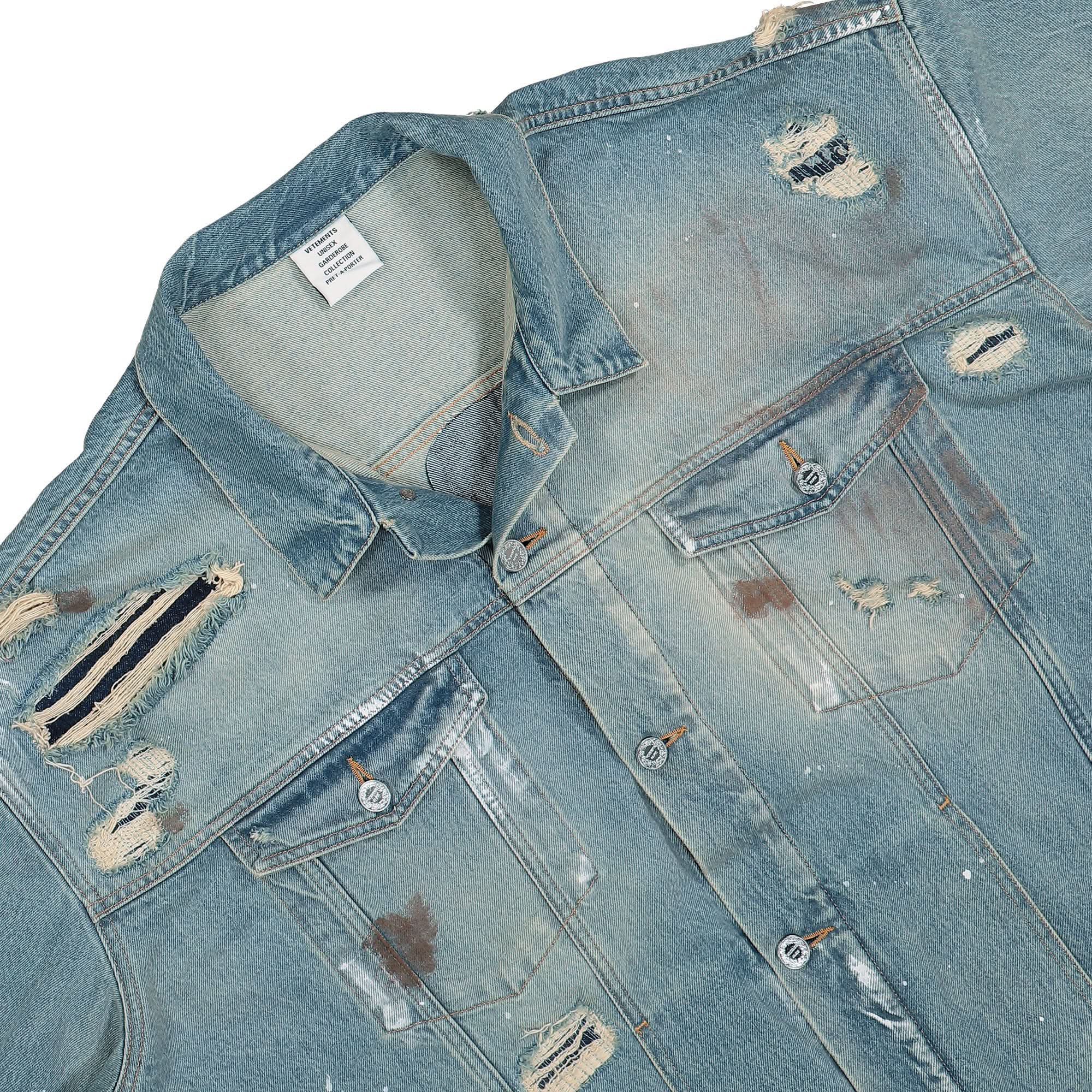 Trashed Denim Jacket - Image 3