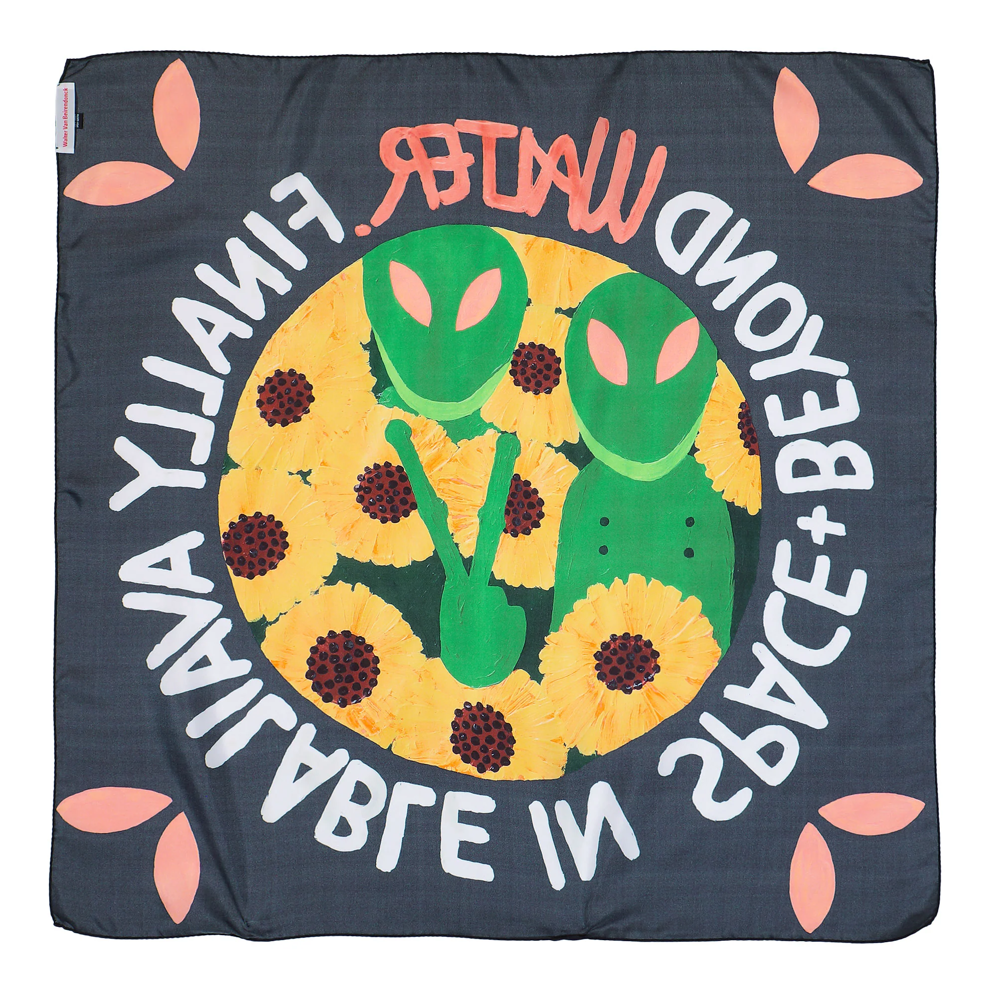 Available In Space Silk Scarf Large - Image 2