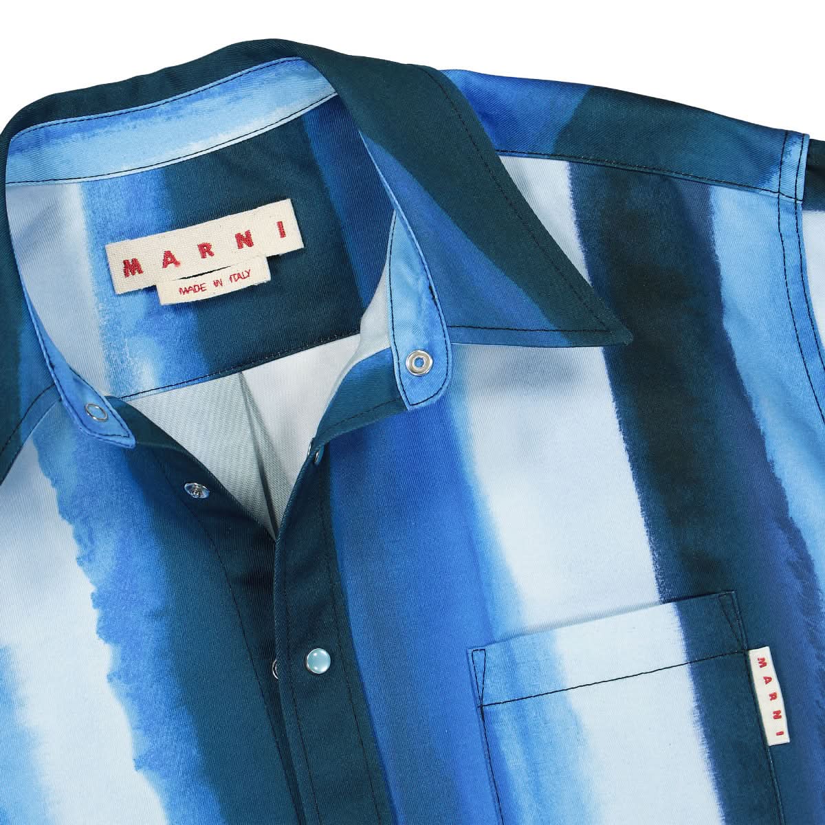Waterfall Stripe Drill Shirt - Image 3