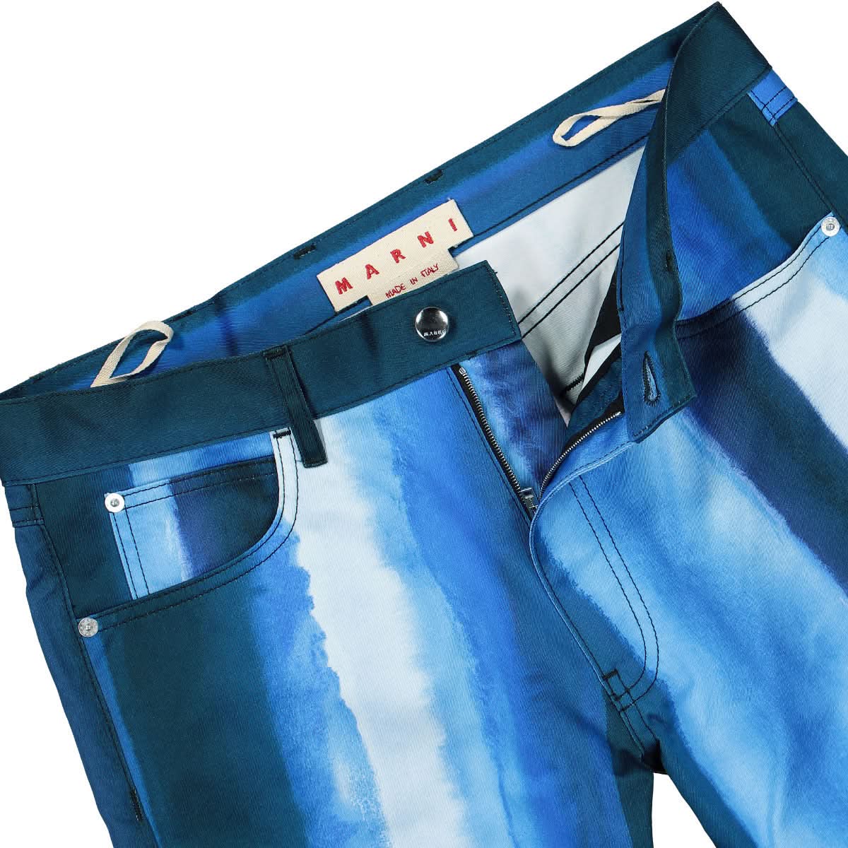 Waterfall Stripe Drill Trousers - Image 4