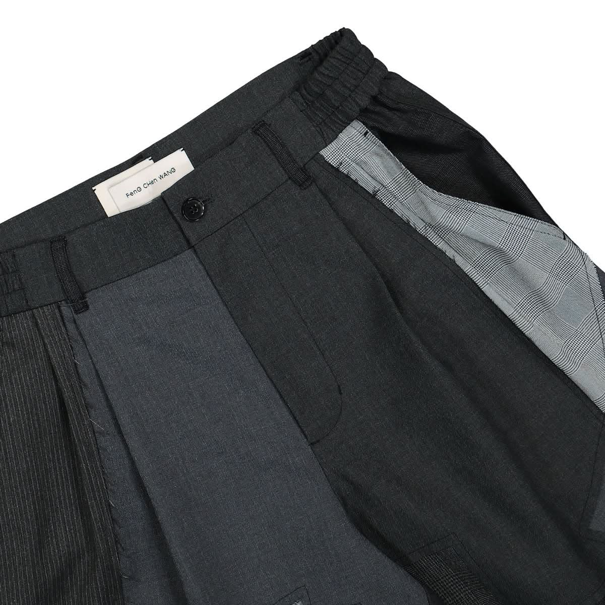 Wool Patchwork Shorts - Image 5
